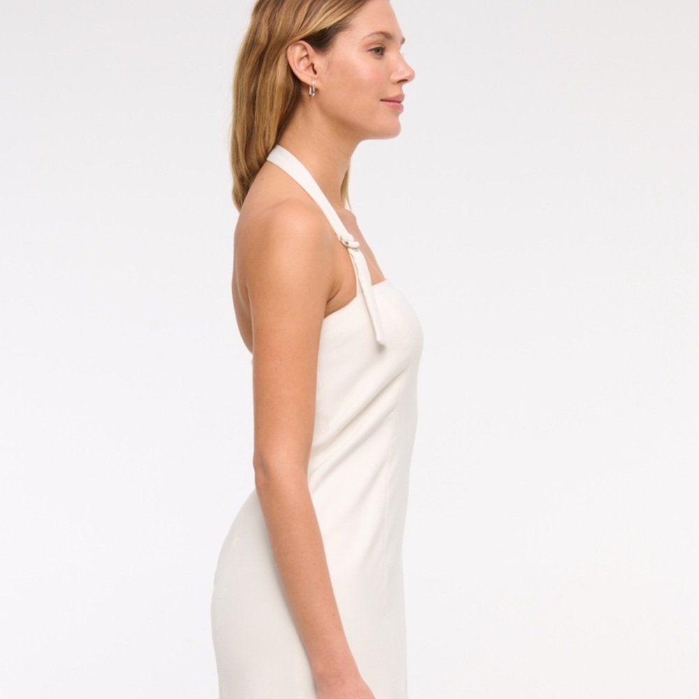 Abercrombie & Fitch Halter Tailored Mini Dress - Picture 4 of 9